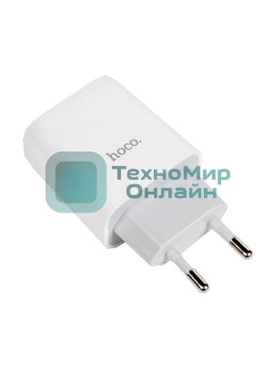 Сетевое зарядное устройство 1 USB/HOCO HC-12899 C72A/Выход: 10.5W/белый