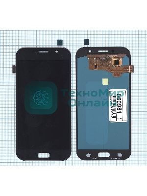 Дисплей для Samsung Galaxy A7 (2017) SM-A720F в сборе с тачскрином (OLED) черный