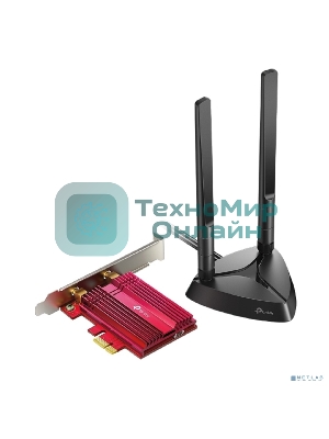 Адаптер TP-Link Wi-Fi 11AX 3000Mbps dual-band PCI-E adapter, two external Antennas