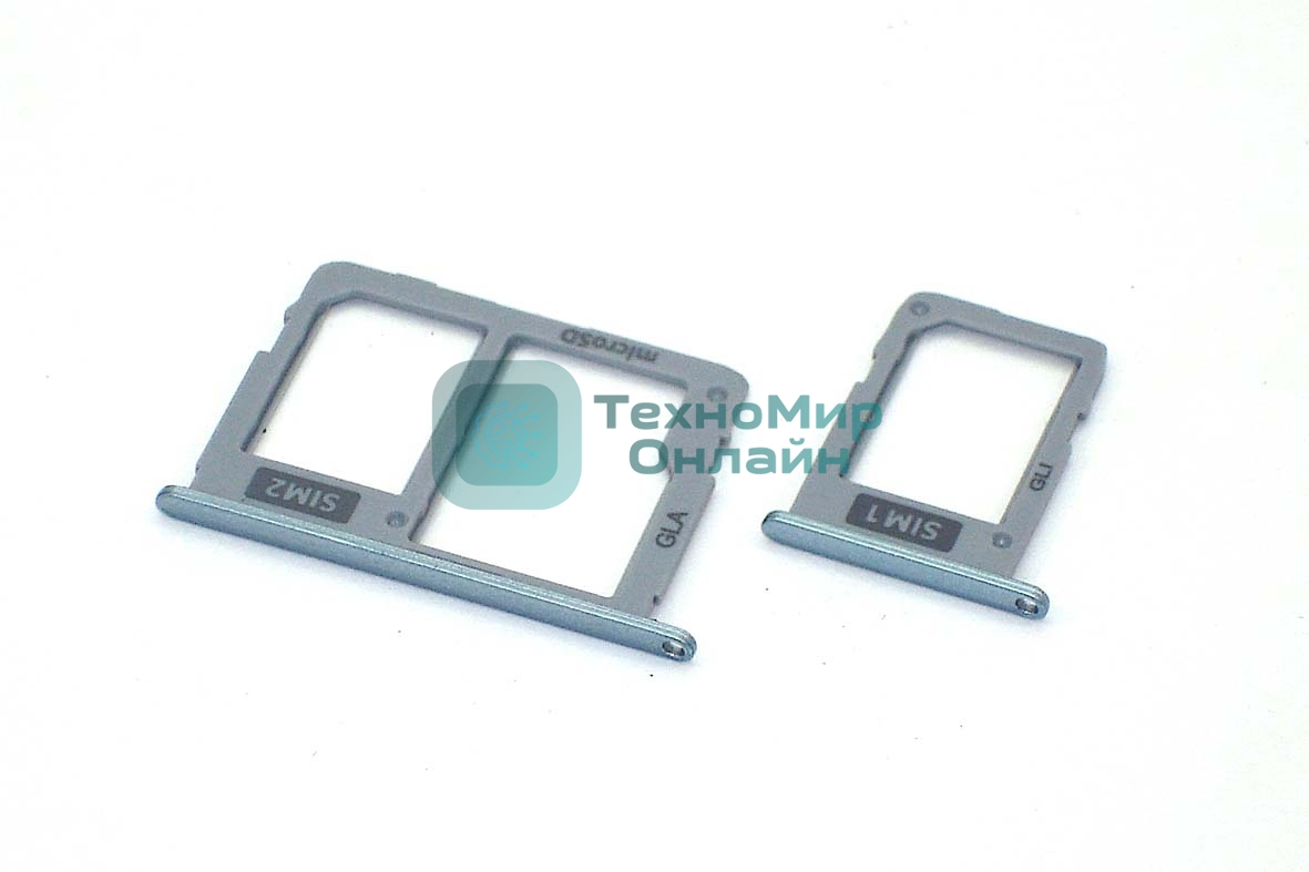 Лоток для SIM-карты Samsung Galaxy J5 (J530F) синий