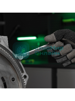 Набор ключей комбинированных Stels 6-17 мм, 6 шт., CrV, матовый хром