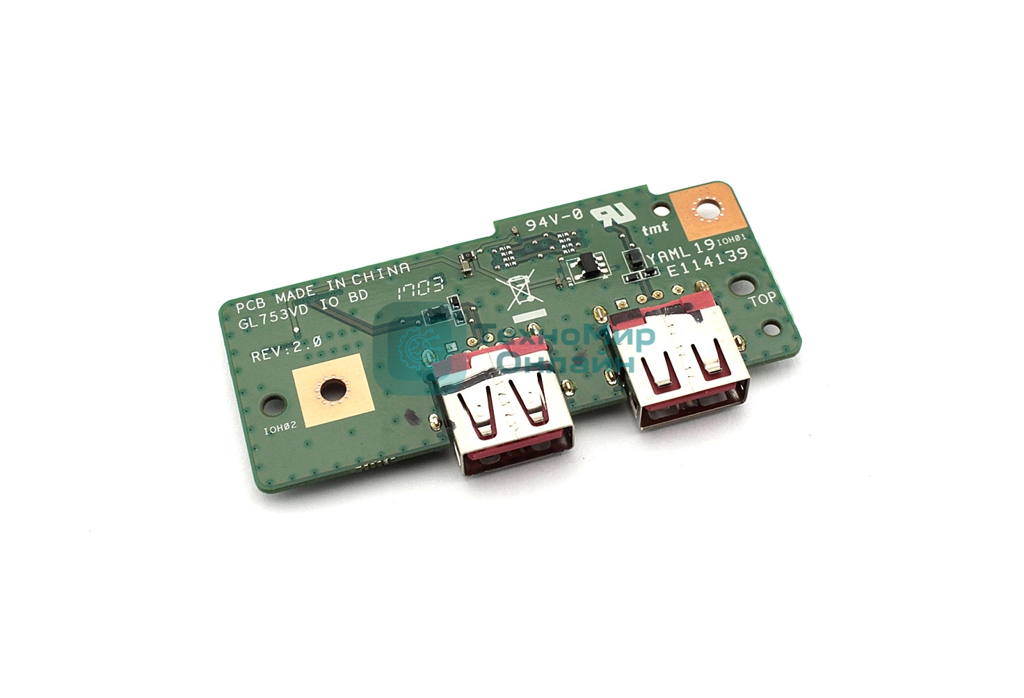 Плата с USB для Asus GL753VE