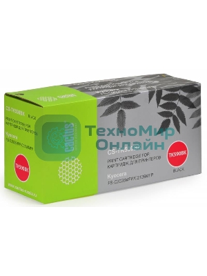 Картридж лазерный Cactus CS-TK590BK черный (7000 стр.) для FS-C2026MFP/C2126MFP/C2526MFP/C2626MFP/C5250DN