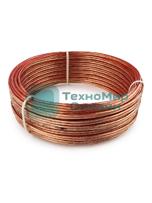 Акустический кабель Cablexpert CC-TC2x0,75-15M, прозрачный, 15 м, бухта