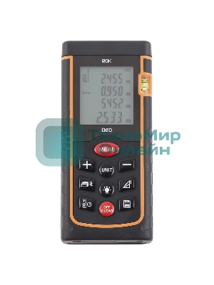 Дальномер RGK D80 ±2мм 80м дисплей IP54 2хААА 1.5В