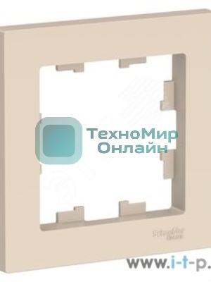 Рамка 1-м AtlasDesign беж. SchE ATN000201