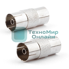 Переходник Cablexpert APL-TVFTVF-01, TV (мама)/TV (мама), блистер