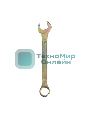 Ключ комбинированный Rexant 18 мм, желтый цинк