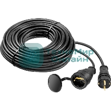 Удлинитель-шнур RC 315, 30 м, 3700 Вт, 1 гнездо, IP44, КГ 3х1,5 мм2, STAYER