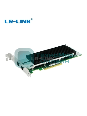Сетевая карта LR-Link 2 порта 10/100/1000/10G Base-T на чипе Intel X540, LREC9802BT