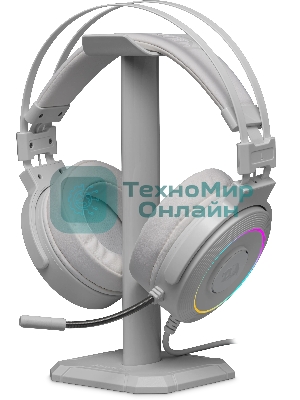 Гарнитура Redragon Lamia 2 белый, проводная, USB, подсветка