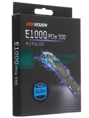 Накопитель SSD Hikvision HS-SSD-E1000/512G Hiksemi, 512Gb, PCIe 3.0 x4, M.2 2280, NVMe, R/W 2000/1610
