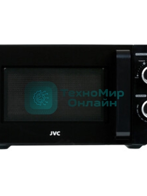 Микроволновая печь JVC JK-MW130M черный, 20 л, 700 Вт, переключатели - поворотный механизм