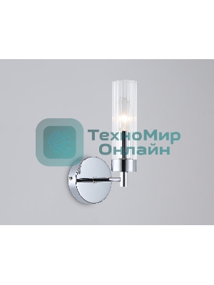 Настенный светильник Ambrella light LH55154 CH/CL хром/прозрачный E14 max 40W 155*100*245