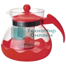 Чайник заварочный MALLONY Decotto-1500 с пластик ручкой, фильтр из нерж ст, 1,5 л