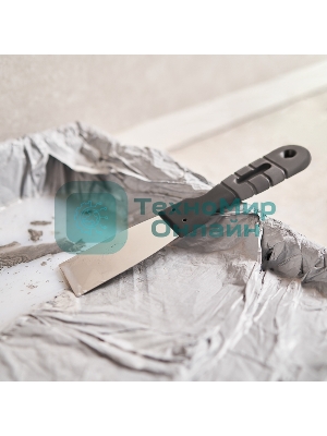 Шпатель Rexant 40 мм нержавеющая сталь, пластмассовая рукоятка