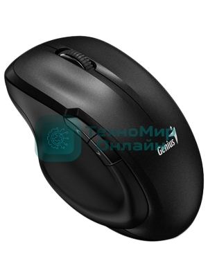Мышь беспроводная Genius Ergo 8200S черный, 1200 dpi, радиоканал, USB, кнопки - 5