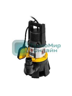 Дренажный насос Denzel DP1400X, 1400 Вт, подъем 11 м, 25000 л/ч