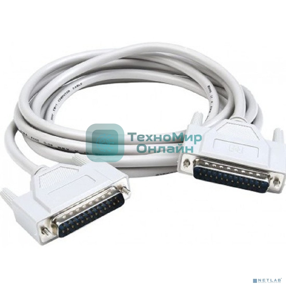 Кабель KS-is KS-502B-1.8 LPT DB25 M на LPT DB25 M, 1.8м