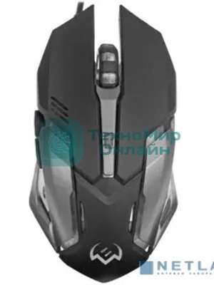 Мышь проводная SVEN RX-G740 черный, 2400 dpi, USB, кнопки - 6