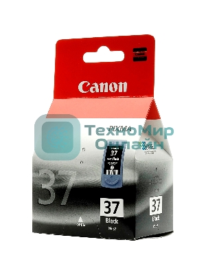 Картридж струйный Canon BJ CRG PG-37 EMB черный (220 стр.) для Canon PIXMA iP2500; MP140; MP190; MP210; MP220; MX300; MX310