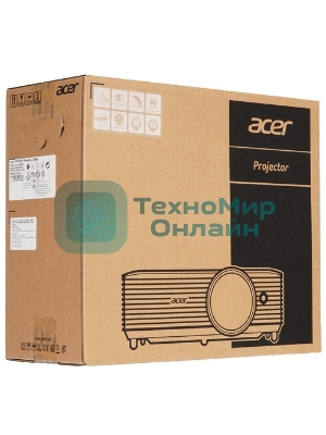 Проектор Acer X139, DLP, WXGA, 5200 Lm, 20000:1, EMEA, 2.7 Kg, EURO Power (replace MR.JTJ11.00R, X139WH)