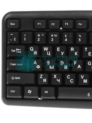 Клавиатура Oklick 180M проводная, USB Type-A, чёрный