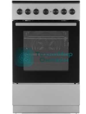 Плита электрическая Gorenje GEC5B41SG серый, конфорок 4 шт, духовка 62 л, 50 см x 85 см x 59.4 см