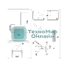 Настенный светильник Ambrella light LH55154 CH/CL хром/прозрачный E14 max 40W 155*100*245