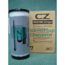 Краска RISO S-4877E для серии CZ 800 мл (o), черный (КРАТНО ДВУМ ШТУКАМ!!!)