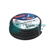 Кабель силовой медный Rexant ВВГ-Пнг(А) 2x2,5 мм², 10 м, ГОСТ 31996-2012, ТУ 16-705.499-2010