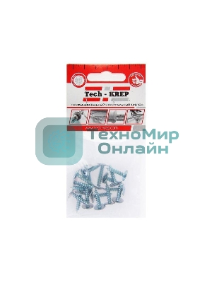 Саморез для тонкого метал. листа 4.2х19 (уп. 18 шт) пакет Tech-Krep 102389