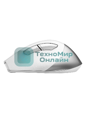 Мышь беспроводная A4Tech Fstyler FG35 серебристый/белый, 2000 dpi, радиоканал, USB, кнопки - 6