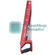 Ножовка Matrix по дереву,500 мм,волновая вырубка,3-4 TPI,зуб 2D,каленый зуб,двухкомп.руко-ка MASTER