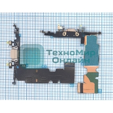 Шлейф разъема питания для iPhone 8 Plus золотой