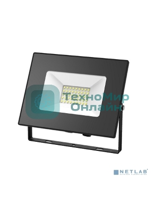 Прожектор светодиодный GAUSS 613527170 LED 70W 4450lm IP65 3000К черный 1/24
