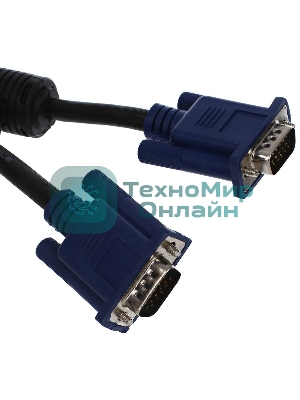 Кабель монитор-SVGA card (15M-15M) 3.0м 2 фильтра VCOM