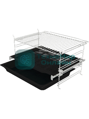 Встраиваемый духовой шкафКоллекция: Ora-Ito, Тип: независимый, Габаритные размеры (ВxШxГ), см: 59.5 х 59.5 х 56.4, : черный, Количество режимов: 11, Тип очистки: паром AquaClean, Телескопические направляющие: на 1 уровне