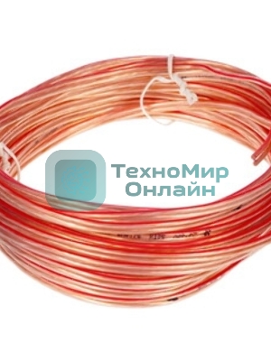 Акустический кабель Cablexpert CC-TC2x0,75-10M, прозрачный, 10 м, бухта