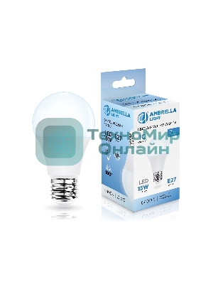 Лампа светодиодная 601506 LED A60 15W IC E27 6400K 175-265V