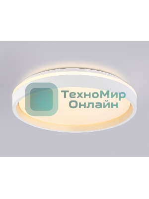Светодиодный светильник RGB Ambrella light FZ607 WH/GD белый/золото IP20 66W 3000K-6500K+RGB D490*85 (ПДУ ИК)