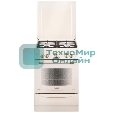 Плита газовая Gefest ПГ 6100-02 0186 бежевый, конфорок 4 шт, духовка 52 л, 60 см x 85 см x 60 см