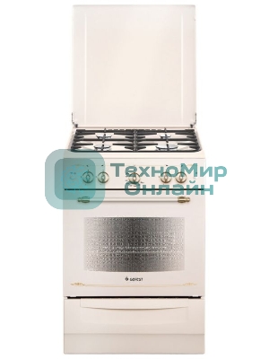 Плита газовая Gefest ПГ 6100-02 0186 бежевый, конфорок 4 шт, духовка 52 л, 60 см x 85 см x 60 см