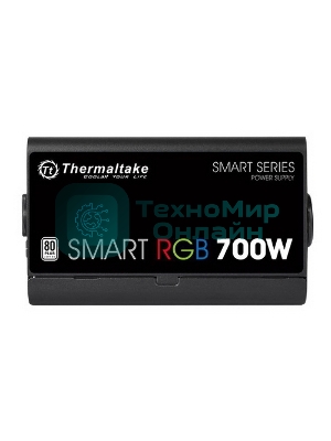 Блок питания Thermaltake Smart RGb (PS-SPR-0700NHSAWE-1), 700Вт, 80 PLUS, 120мм, черный