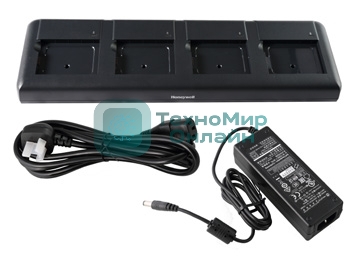 Зарядное устройство HONEYWELL Dock For recharging up to 4 batteries. Kit includes Dock, Power Supply and Power Cord (EU)