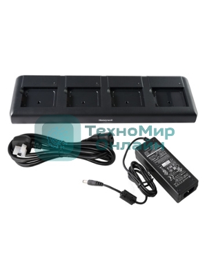 Зарядное устройство HONEYWELL Dock For recharging up to 4 batteries. Kit includes Dock, Power Supply and Power Cord (EU)