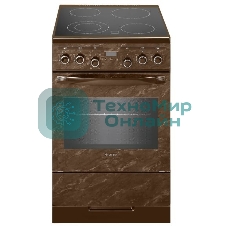 Плита электрическая Gefest ЭП Н Д 5560-03 0054 коричневый, конфорок 4 шт, духовка 55 л, 50 см x 85 см x 58.5 см