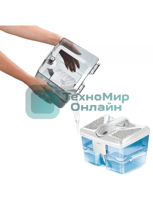 Пылесос Thomas DryBOX+AquaBOX Parkett белый/синий, 325/1700Вт, уборка сухая, пылесборник контейнер 2.6 л