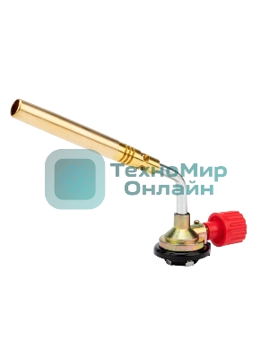 Газовая горелка-насадка Rexant GT-18 (механическая с регулятором) паяльного типа