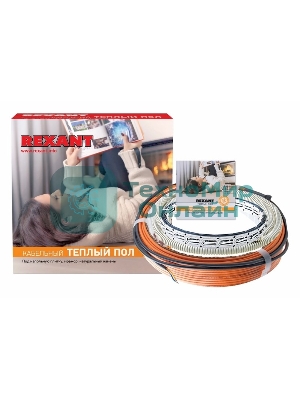 Теплый пол Rexant Standard RND-100-1500 (1500Вт/100м/S обогрева, м2: 9,4-12,5) (двух жильный)